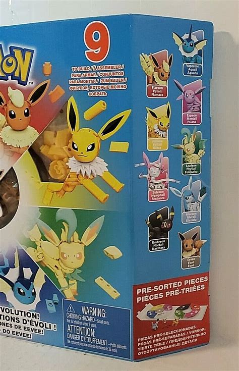 Mega Construx Pokemon Every Eevee Evolution Building Set