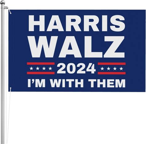 Kamala Harris Waltz Harris Walz Flag Im With Them Flag For