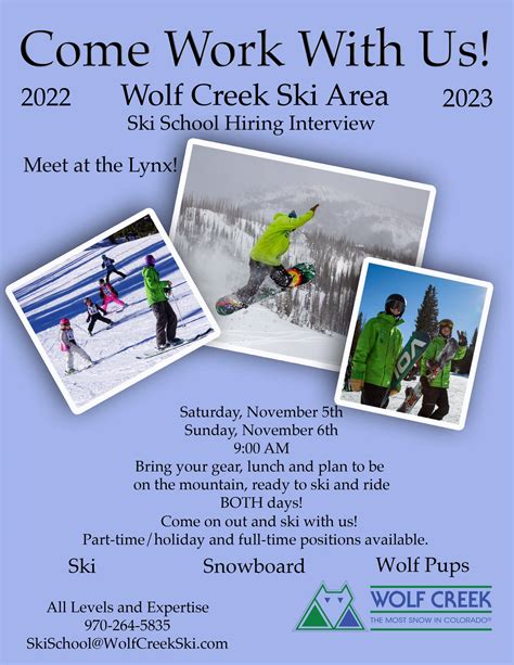 Wolf Creek Ski Area Opens Today Following Latest Snowstorm Pagosa