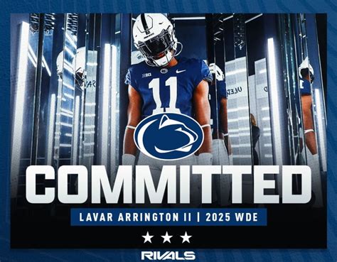 Penn State Football lands 2025 legacy recruit Lavar Arrington II