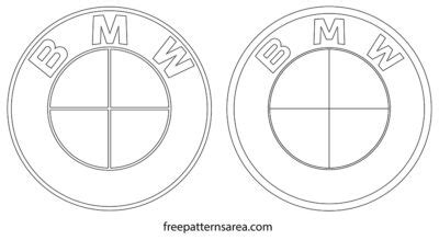 BMW Logo Symbol Vector Clipart Files - FreePatternsArea