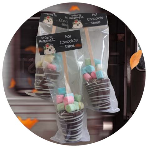 HOT CHOCOLATE STIRRERS The Quirky Hedgehog Co