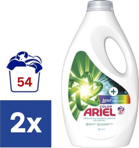 Ariel Color Lenor Unstoppables Vloeibaar Wasmiddel 2 X 1 245 L 54