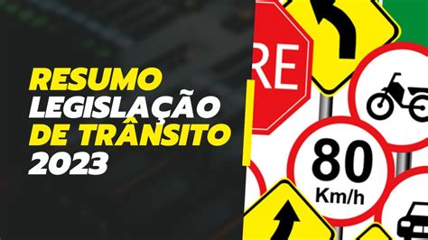 Resumo De Legislação De Trânsito Para Prova Do Detran Braincp