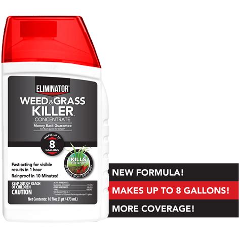 Eliminator Weed And Grass Killer Concentrate Herbicide 16 Oz