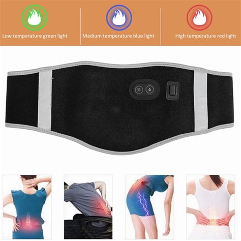 Heating Waist Belt Wrap Rechargeable Heating Pad For Waist Pain