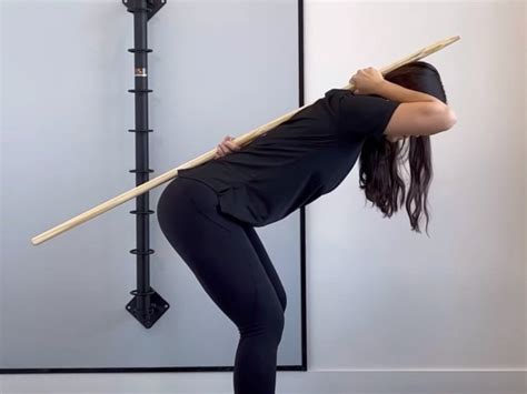 Hip Hinge With Dowel — Rehab Hero