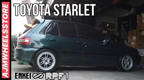 Modifikasi Toyota Starlet Velg Enkei Rpf Ajmwheelsstore Youtube