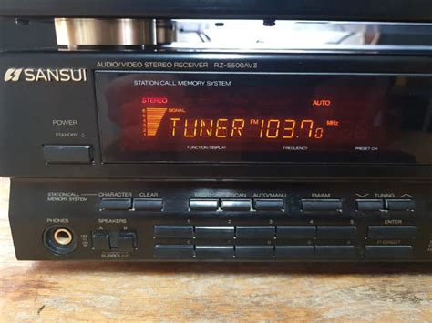 SANSUI RZ 5500AV II Stereo Receiver CD KASETNIK