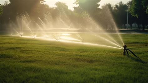 Irrigation System In Functional Watering Of Agricultural Plants