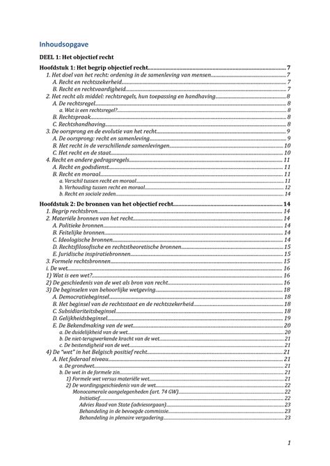 Samenvatting Hoorcollege Eerste Semester Inhoudsopgave DEEL 1 Het