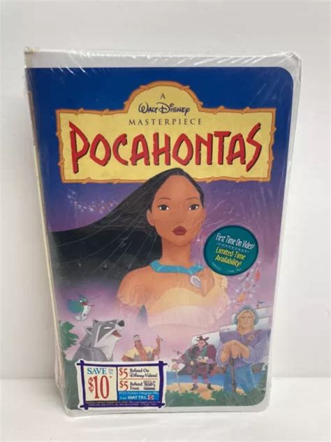 Walt Disney Pocahontas Vhs Masterpiece Collection Factory Sealed