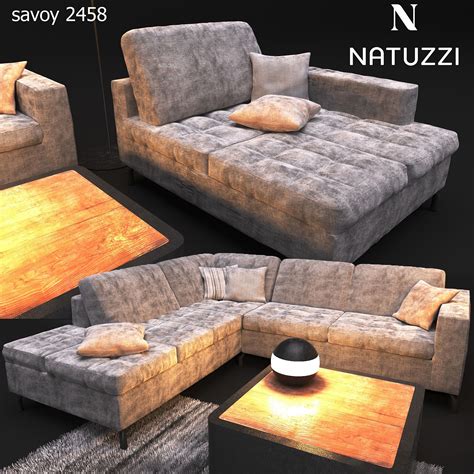 Sofa Natuzzi Sawoy 2458 3d Model 10 Max Free3d