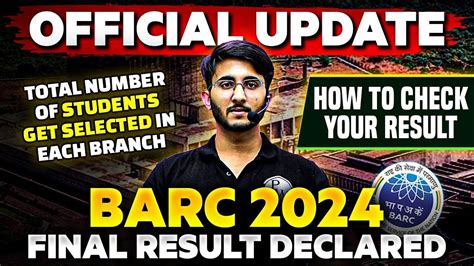 Barc Final Result Declared How To Check Complete Details Youtube