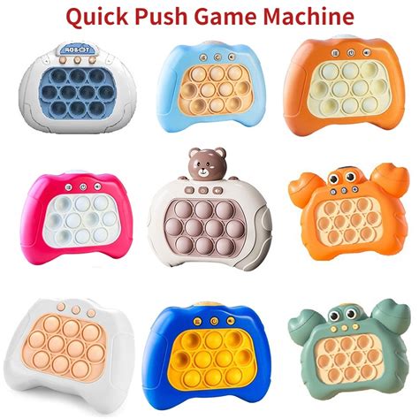 2023 New Push Game Console Pop It Fidget Toys Quick Speed Push Toys