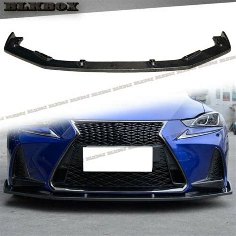 2017 2020 For Lexus Is200t Is300 Is350 F Sports Type Dp Carbon Fiber Front Lip Ebay