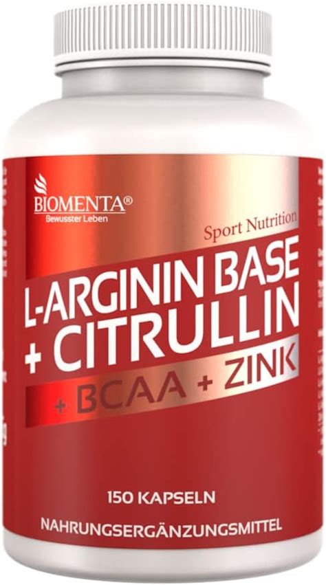 BIOMENTA L Arginin Citrullin 150 Arginin Citrullin Kapseln