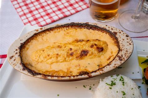 Quenelle Speciality Of Lyon Oval Shaped Dumplings Filled With Pike