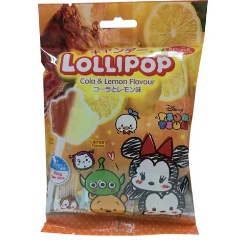 Disney Tsum Tsum Lollipop Candy Cola And Lemon 40g Ntuc Fairprice