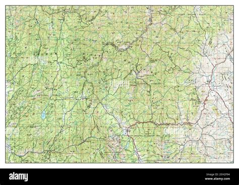 Challis idaho map Cut Out Stock Images & Pictures - Alamy