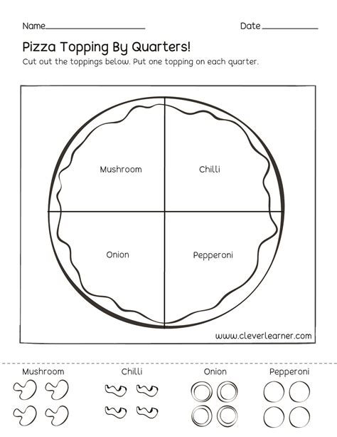 Fun activity on fractions, Fourths worksheets for children - Worksheets ...