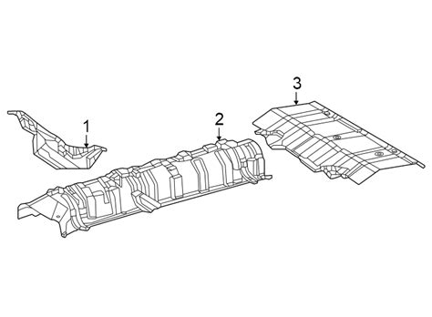 Toyota Rav Prime Cover Assembly Engine S Exhaust Heat R