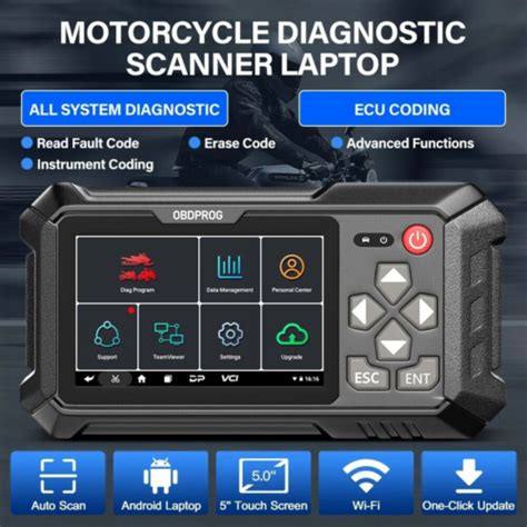 Obdprog Moto Motorcycle Full System Diagnostic Tool Ecu Coding Obd