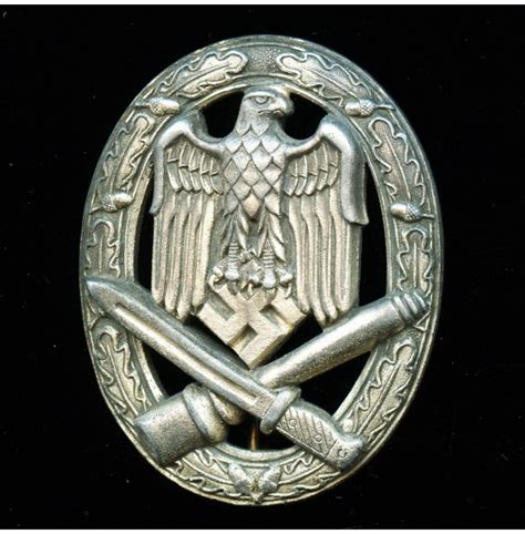 General Assault Badge In Silver By G Brehmer