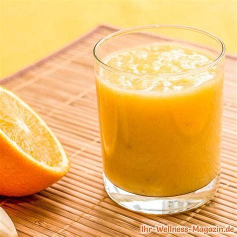 Orangen Smoothie Gesundes Rezept Zum Abnehmen