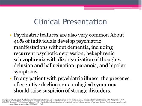 Late Onset Tay Sachs Disease Pptx