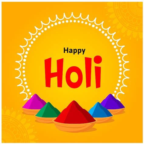 Premium Vector Happy Holi Festival Of Colors Indian Festival