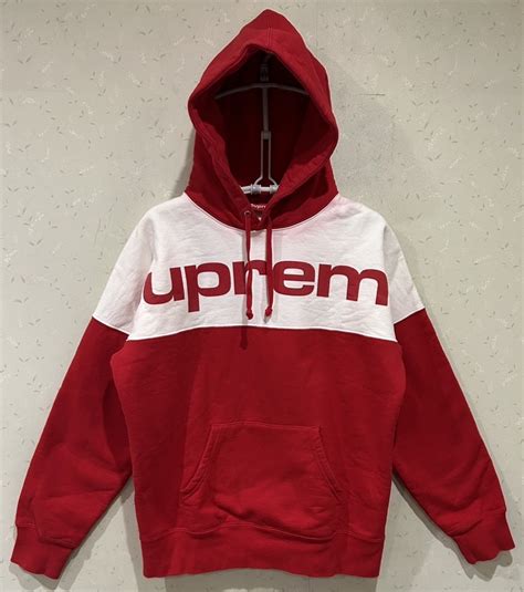 Yahooオークション シュプリーム Supreme Blocked Hooded Sweatshi