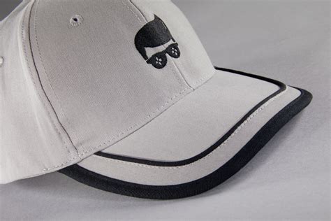 Unisex Panel Piping Cap Royal White Daiber