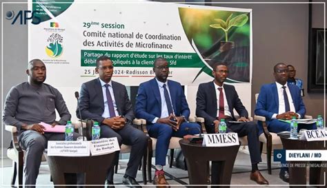 Senegal Economie Microfinance Un Rapport Propose Un All Gement Des