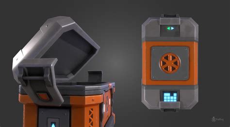 Artstation Futuristic Box Game Assets