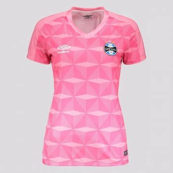 Camisa Umbro Gr Mio Outubro Rosa Infantil Feminina Futfanatics