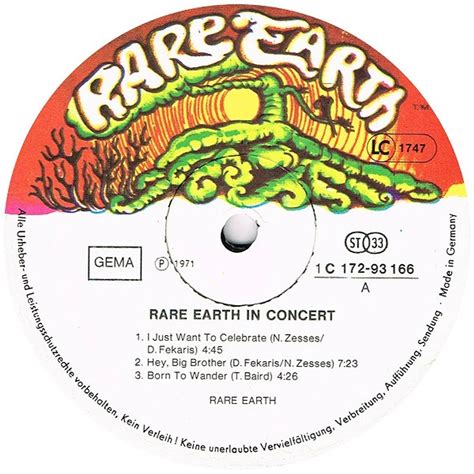 Rare Earth Rare Earth In Concert Vinyl 2lp 1971 De Reissue Hhv