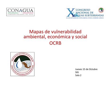 Pdf Mapas De Vulnerabilidad Ambiental Econ Mica Y Social Ocrb Pdf