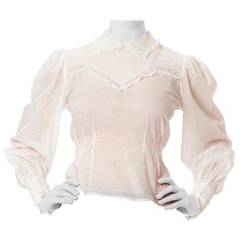 1920s Sheer Lace Blouse For Sale At 1stdibs