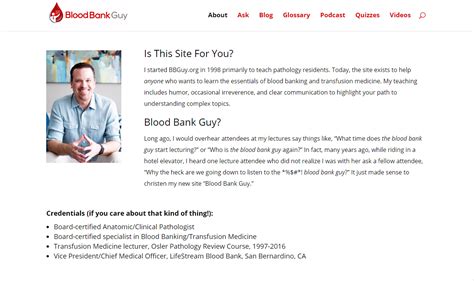 Blood Bank Guy Branding & Podcast — Sam Chaffin Digital