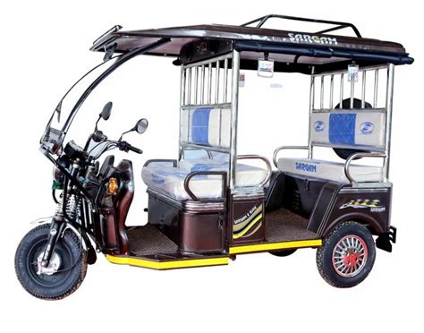 Sargam E Ride Model Brown E Rickshaw At Rs 156000 Battery Operated