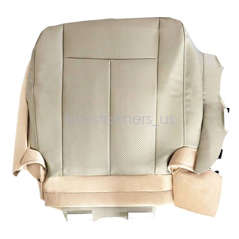 For 07 14 Ford Expedition Driver And Passenger Perf Leather Bottom Seat Cover Tan Ebay