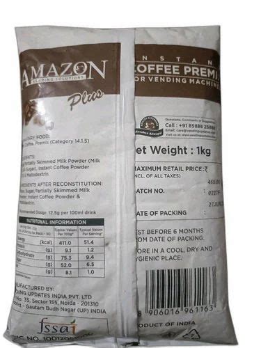 Amazon In Plus Instant Coffee Premix Powder At Rs Pack