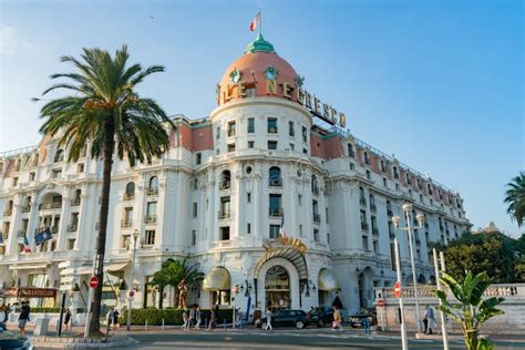 Afternoon View of the Famous Hotel Negresco Editorial Stock Photo ...