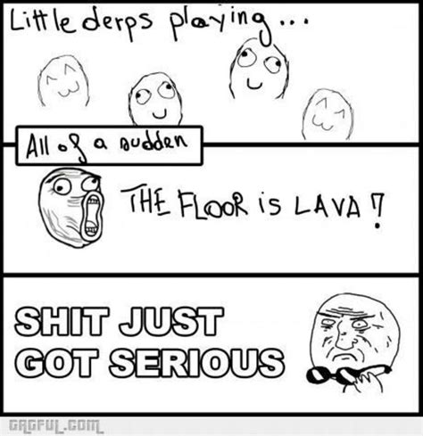 Image The Floor Is Lava Hot Lava Game Know Your Meme