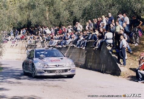 Kresta Roman Tománek Jan Peugeot 206 WRC Rallye Sanremo Rallye