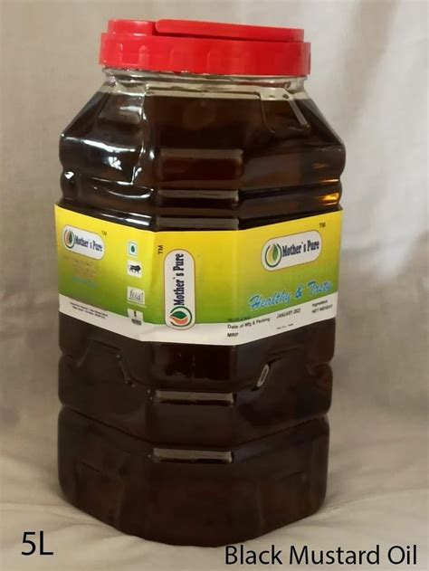 Mother S Pure 5l Black Mustard Oil Packaging Size 5 Litre At 600