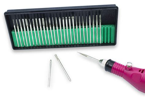 Kit 30 Brocas Diamantadas Lixadeira Unha Acrigel Manicure Shopee Brasil