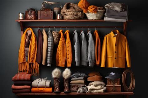 Premium Ai Image Winter Wardrobe Essentials