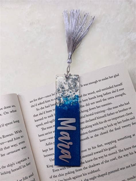 Handmade Personalised Bookmark With Tassel 36 Colours And Etsy Uk